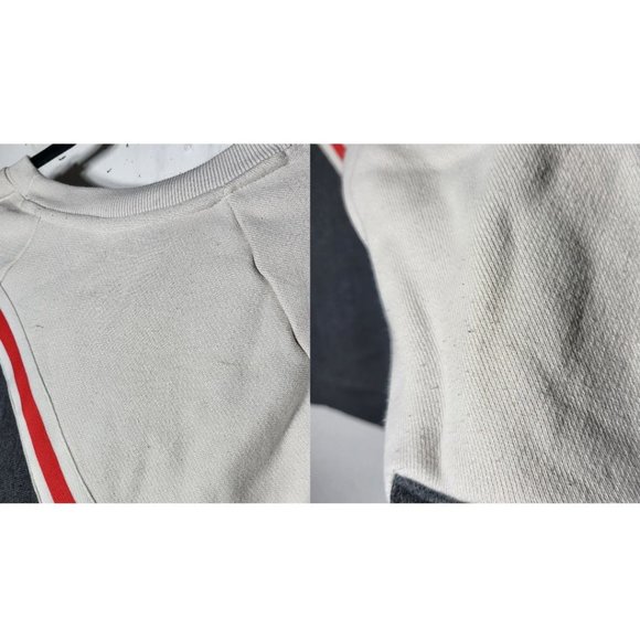 Champion Women's Reverse Weave Colorblock Varsity Pullover Sweatshirt Size Small - Picture 4 of 12